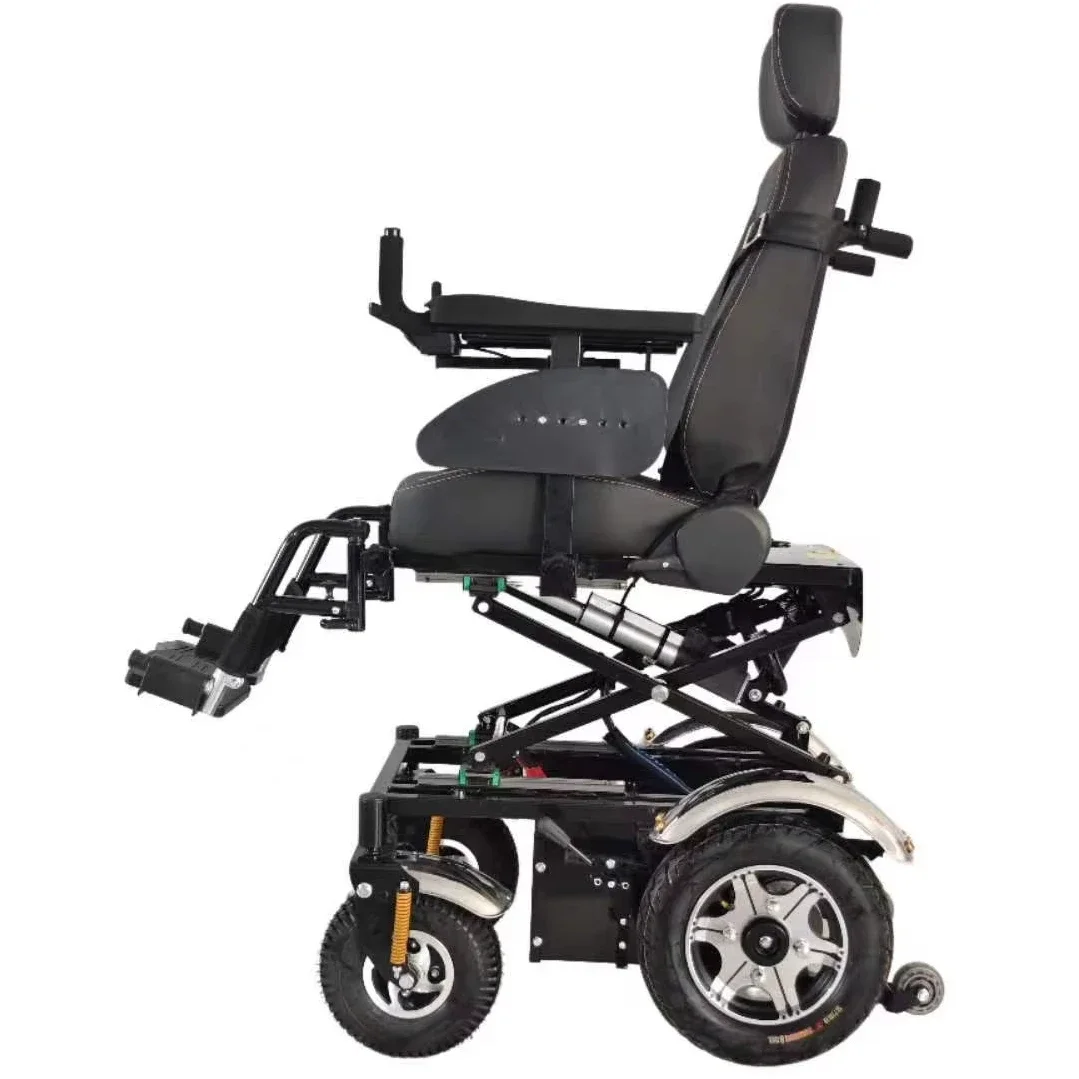 

Electric Wheelchair Power Lift up Seat Wheelchair 24V 32A lead-acid Battery life 20-25km