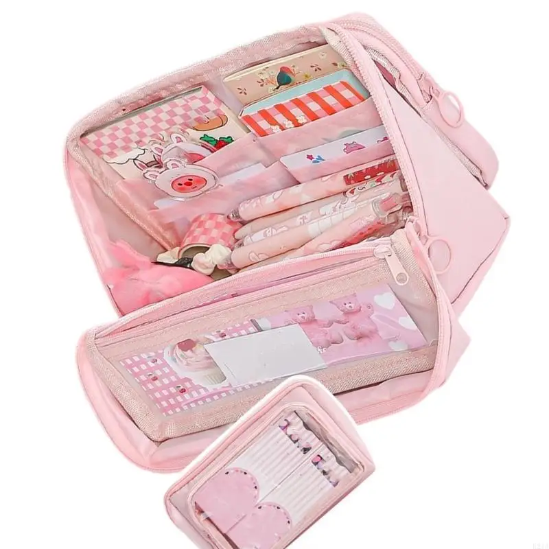 Caixa lápis lápis simples lápis capacidade para organizar material escolar