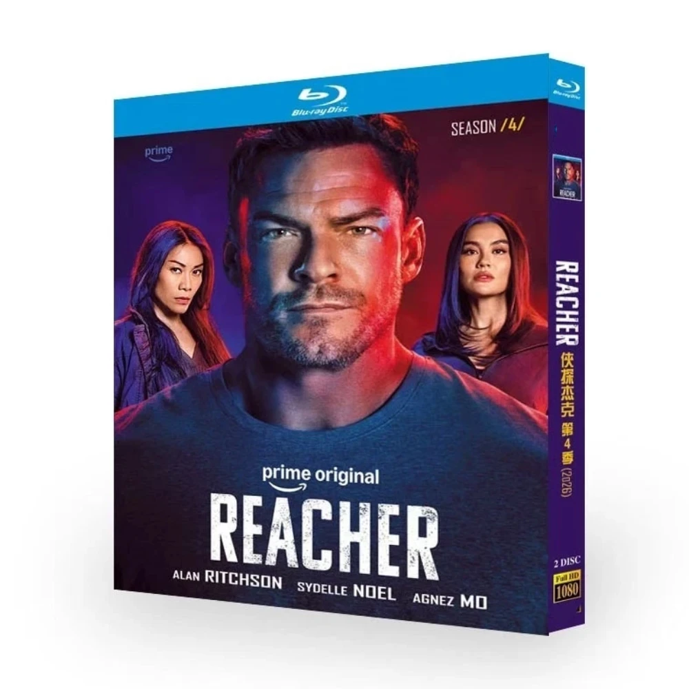 Reacher Season 4 (2026) 2-Disc High Definition American Drama BD Disc Box Set