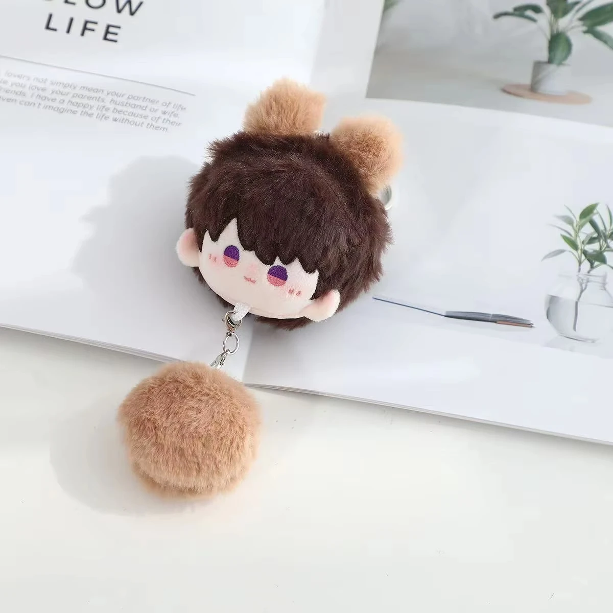 Game Love and Deepspace Xavier Sylus Keychain, Plush Figure Gift