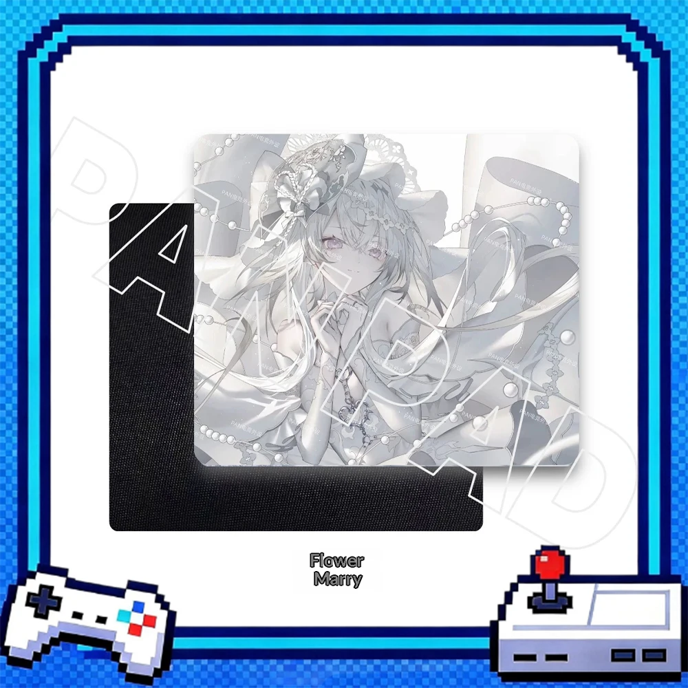 PAN Esports Flower Marry Glass Gaming Mousepad FPS Both Control And Smooth Mouse Pad For VALORANT TTK CSGO PC Accessories Gifts