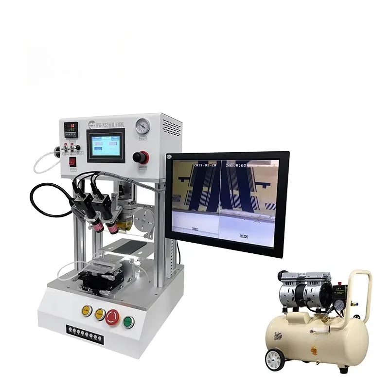 HW-XS3 COF Bonding Machine 220V 600W for Cell Phone LCD Small De Collage with Bearing PLC - 1 Year Warranty