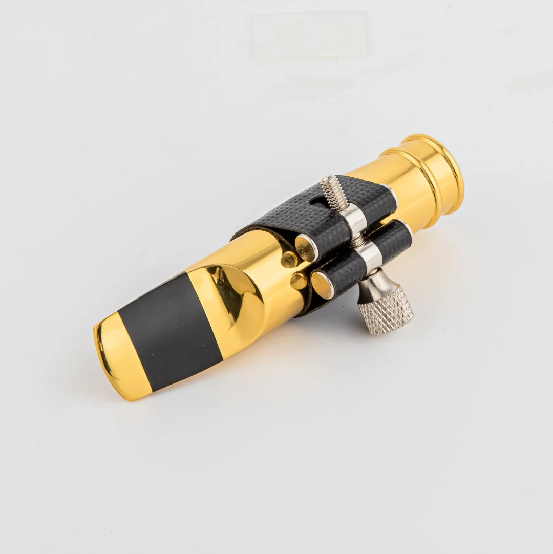 Professional Tenor Soprano Alto Saxophone Metal Mouthpiece Gold Plating Sax Mouth Pieces Accessories Size 5 6 7 Sax Accessories