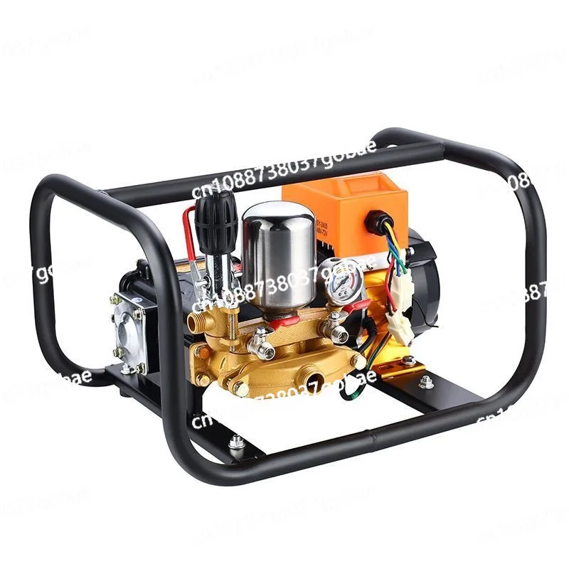 

48-72V universal spraying machine agricultural garden fruit forest remote control spraying high pressure three bar plunger pump