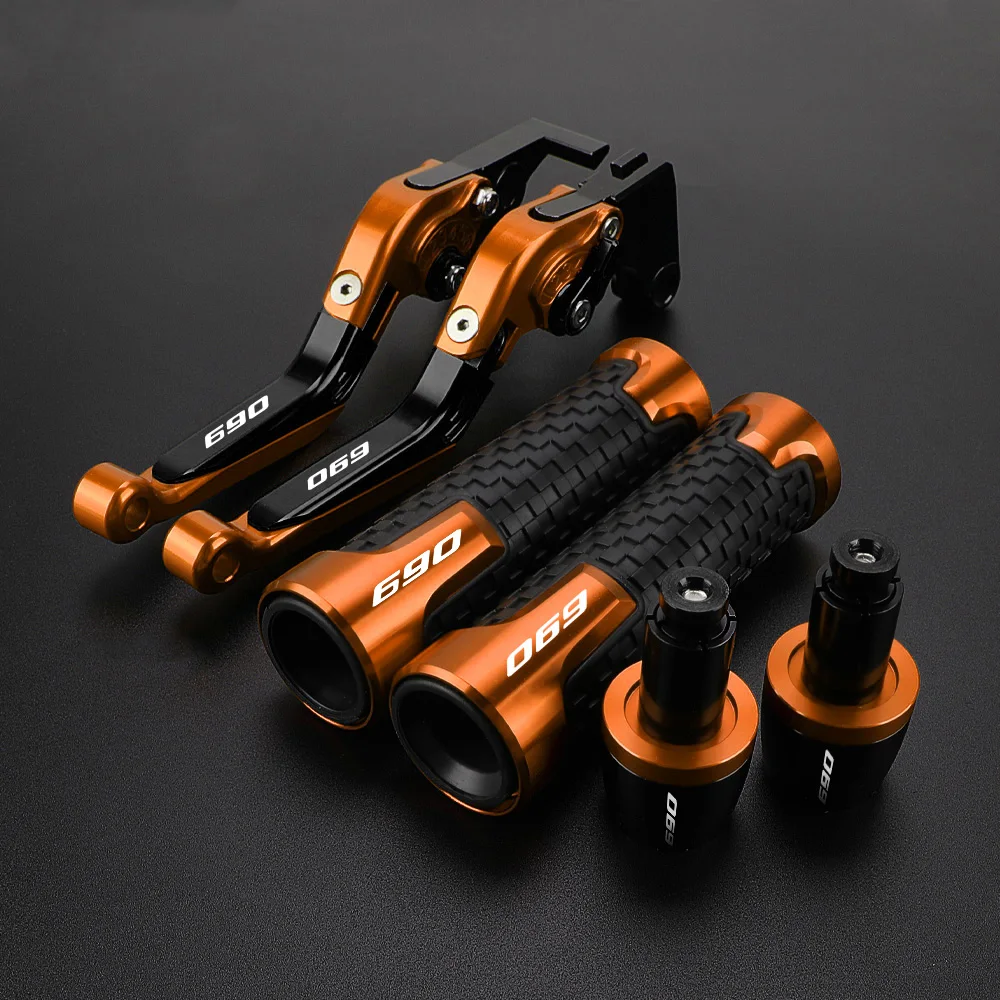 

DUKE 690 2018 Motorcycle For DUKE690 2014-2018 2017 2016 2015 Brake Clutch Lever 2014 Handle Grip Handlebar Aluminum Accessories