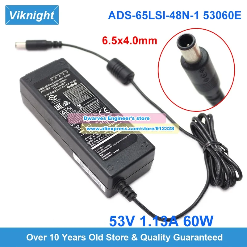 

Адаптер 53V 1.13A 60W 72W 94W ADS-65LSI-48N-1 53060E ADS-110DL-48N-1 ADS-110DL-48N-1 для HOIOTO ADS65LSI48N1 53060E