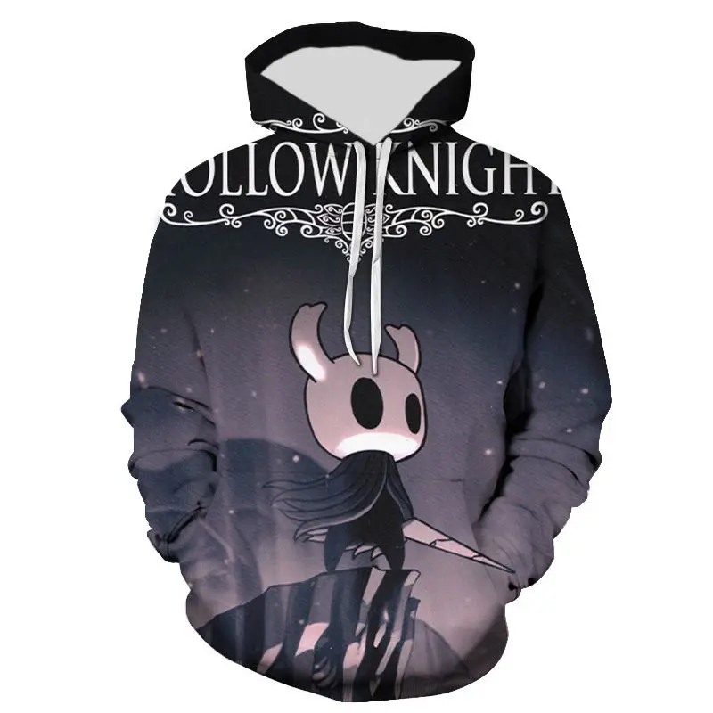 Game Hollow Knight 3d Printed Men/Women Kids Autumn And Winter Casual Long Sleeve Hoodie Oversized Sweatshirts Unisex Clothing