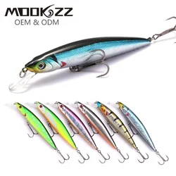 SEA Minnow Suspension Lure 105MM 14G Wobble Hard Fishing Lure 3D Eyes Suspension Minnow Fishing Lure Crankbait