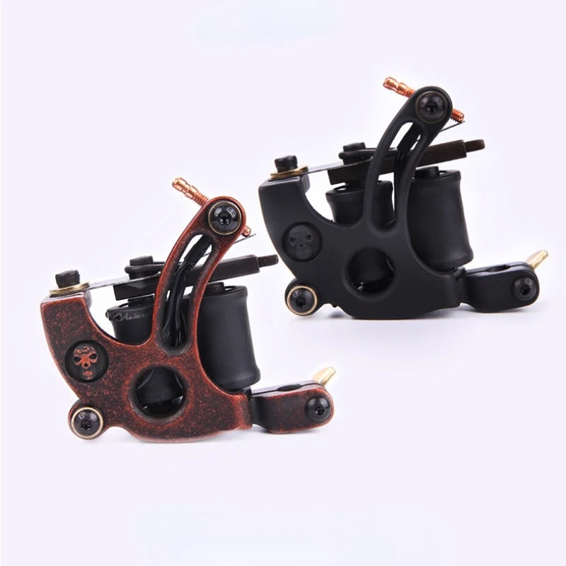 

New Type Alloy Coil Tattoo Machine Professional Tattoo Gun 10 Wrap Coils For Lining Shading Coloring Tattoo Artist Supplies