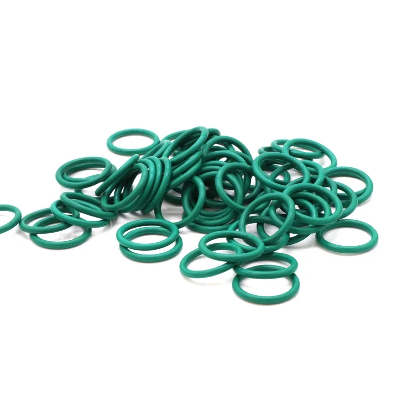 10pcs FKM O Ring  CS 2.4mm OD 8~60 mm Insulation Oil High Temperature Resistance Fluorine Rubber Sealing Gasket Green