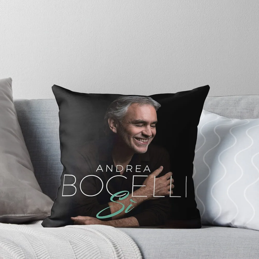 Andrea Bocelli Si Throw Pillow Christmas Pillow Throw Pillow Covers Christmas Throw Pillows Covers Bed pillowcases