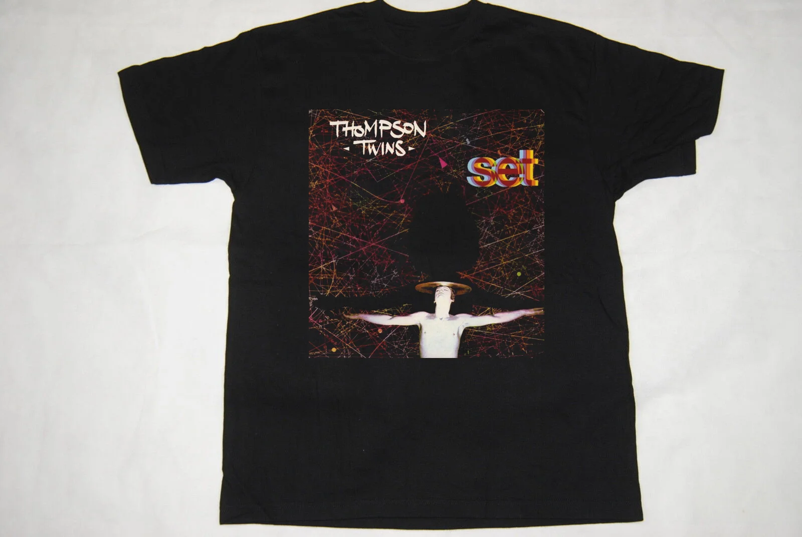 Thompson Twins Gift For Friends Black T-Shirt Cotton All Size