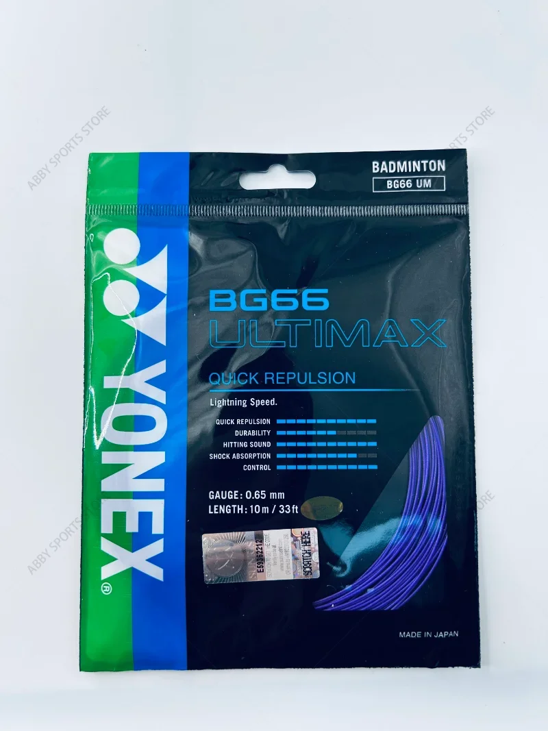 YONEX New Badminton Racket String YY BG66UM High-quality String, High Elasticity And Durable Network String BG66 ULTIMAX