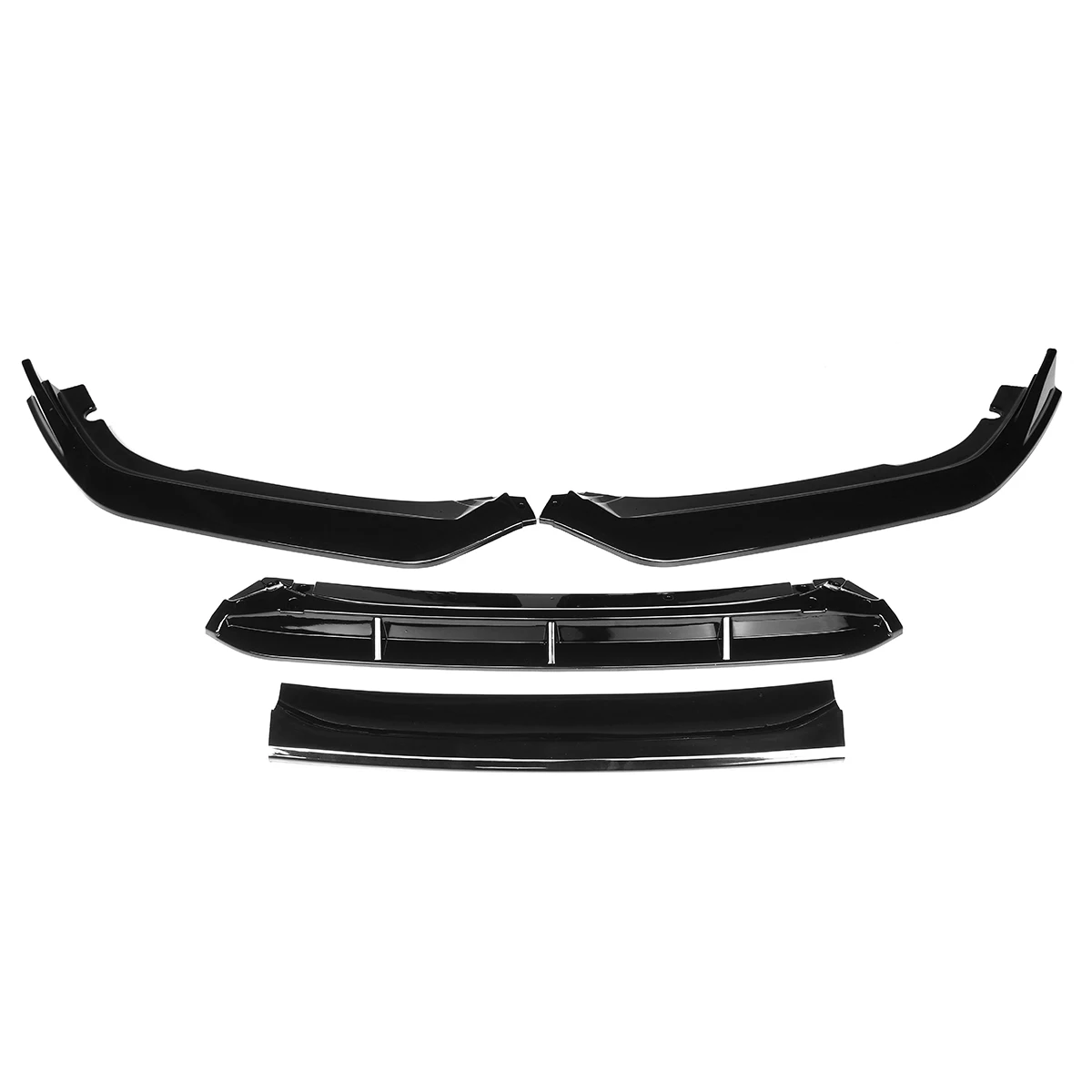 4x Car Front Bumper Splitter Lip Spoiler Body Kit Bumper Diffuser For Honda For Accord 10.5th Gen 2021 2022 Bumper Lip Deflector