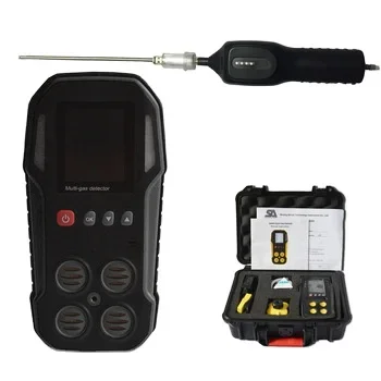 

2025 hot sale Portable 5 Gas Monitor CH4, O2, H2S, CO, CO2, Multi Gas Detector