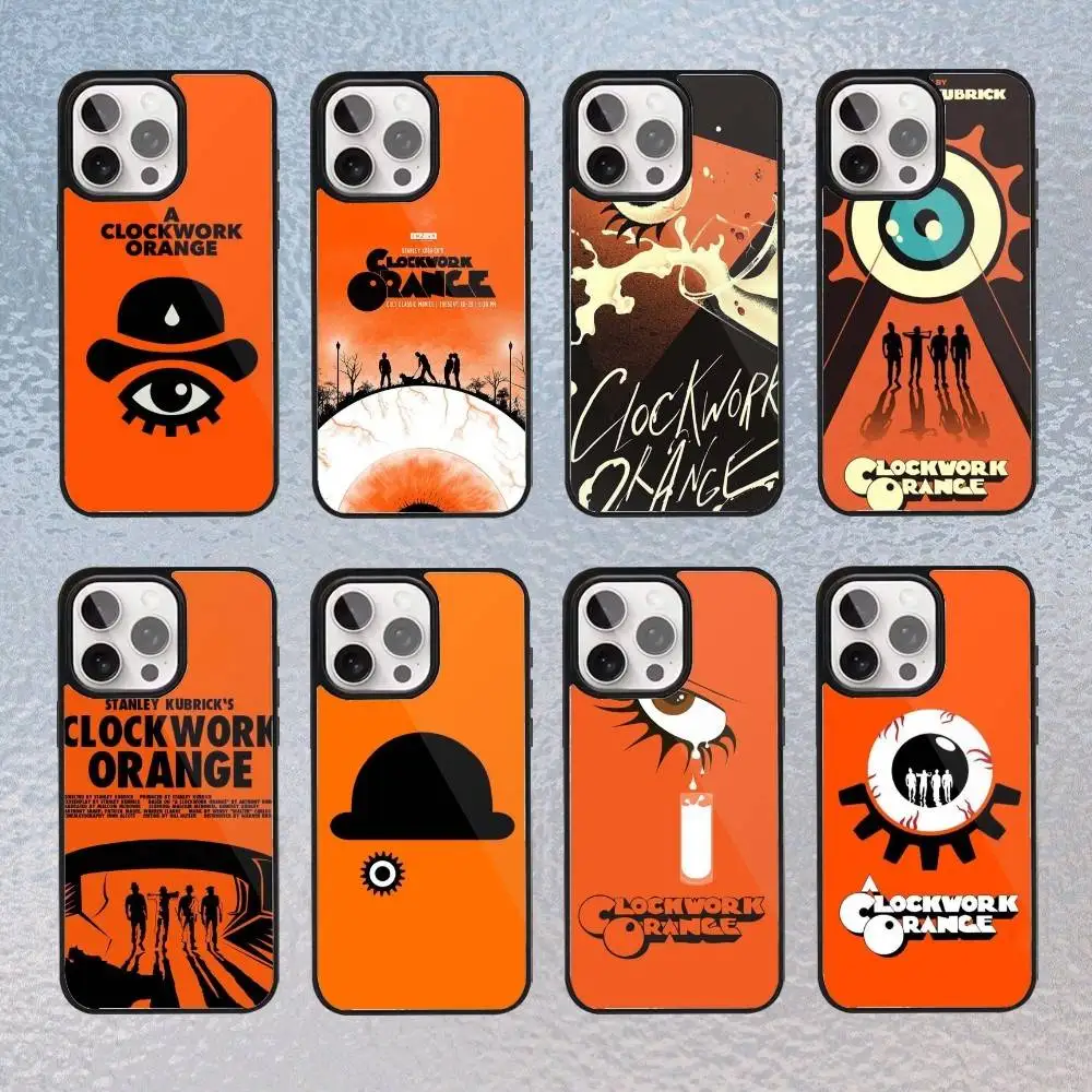 

A C-Clockwork O-Orange Phone Case For iPhone17,16,15,14,13,12,11 Plus,Pro Max Magnetic Magsafe Wireless Charging