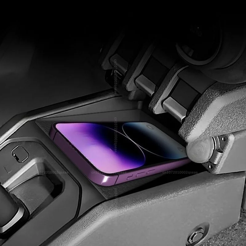 Auto-Mittelkonsolen-Ablage für Suzuki Jimny 2024 2025, Silikon-Organizer für die Mittelkonsole, Zubehör zur Aufbewahrung und Ordnung, Schwarz – Detail 3