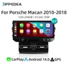 Blu-ray QLED Android 14.0 CarPlay GPS Navigation 4G WiFi Bluetooth lecteur multimédia RDS autoradio pour Porsche Macan 2010-2018 1