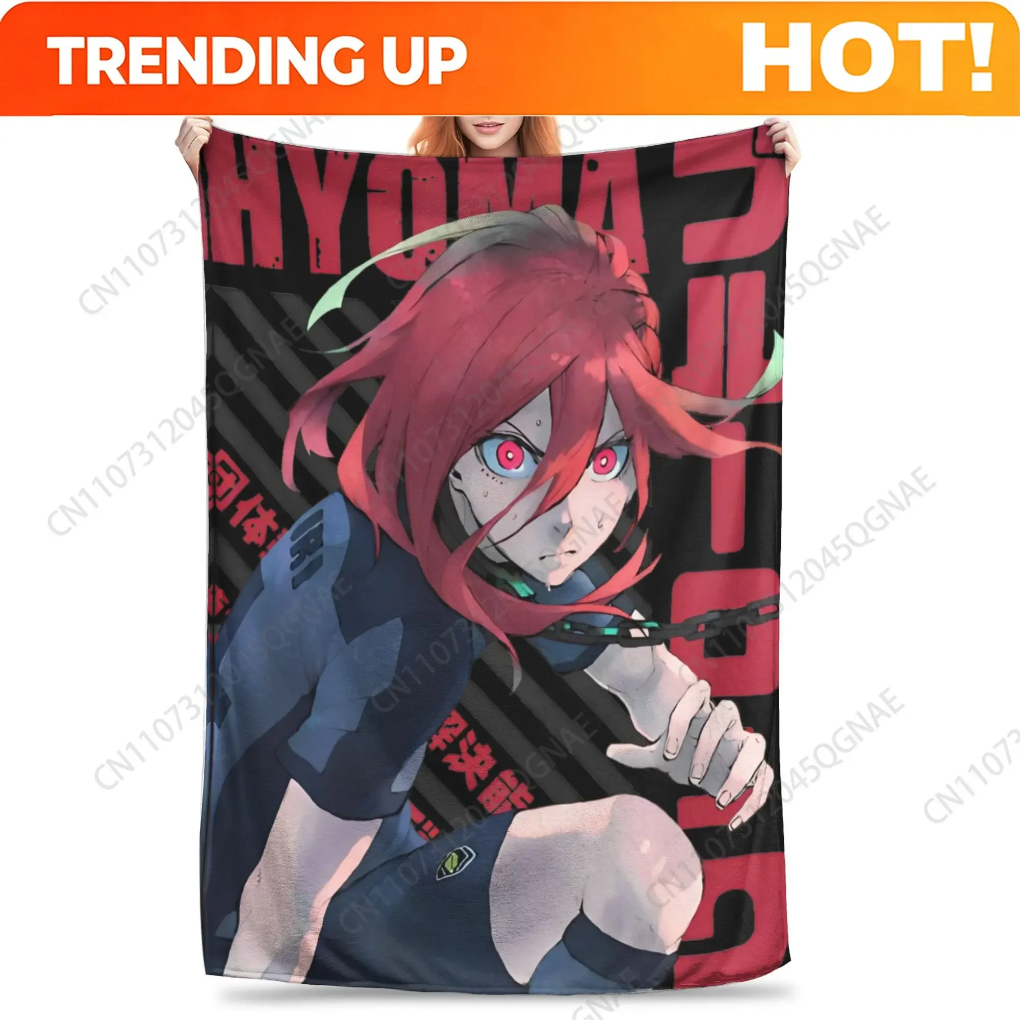 Custom Blue Lock - Hyoma Chigiri Knitted Blankets Fleece Soft Throw Blankets For Home Couch Bedspread