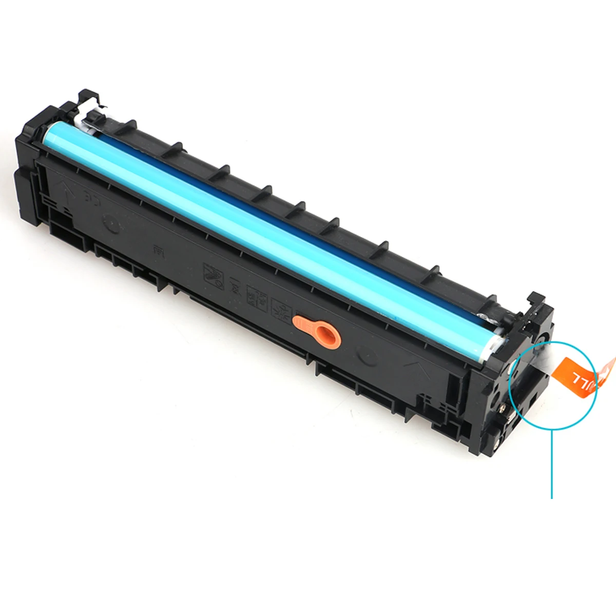 Refillable 203A Toner Cartridge CF540A Compatible for HP Pro M254nw M254dw MFP M281fdw M281fdn M280nw M254 M280 M281 No Chip