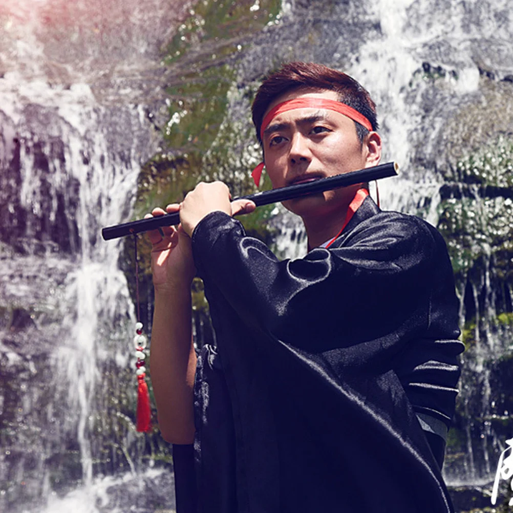 

Long Bamboo Flute Chinese Beginner Flute Durable Bamboo Instrument Polished Sound Holes Suitable for Children