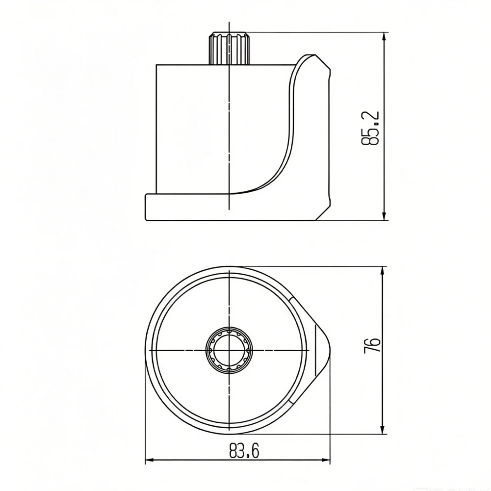 Solder Wire Holder Bracket Designed for Stable Placement of Standard Solder Rolls Without Slipping or Tipping on Desktop