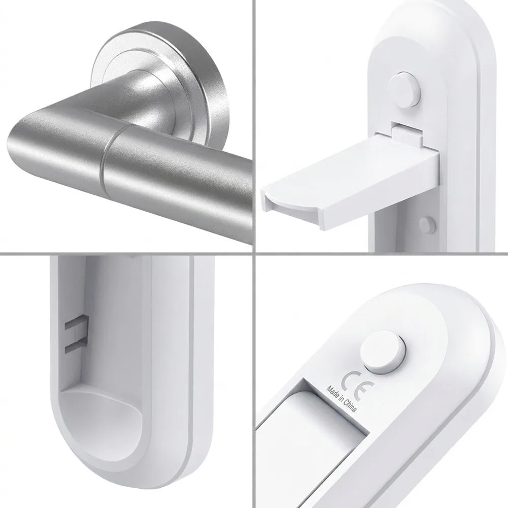 For Home Use User-friendly Installation Anti-Open Door for Lock 128.2*36*21.5mm Discreet Design Door Lock Additional Safety