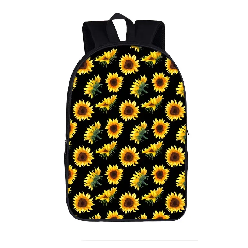 Van Gogh Starry Night Sunflower Backpack para homens e mulheres, sacos de viagem para crianças, mochilas escolares para meninos e meninas adolescentes, mochila para laptop