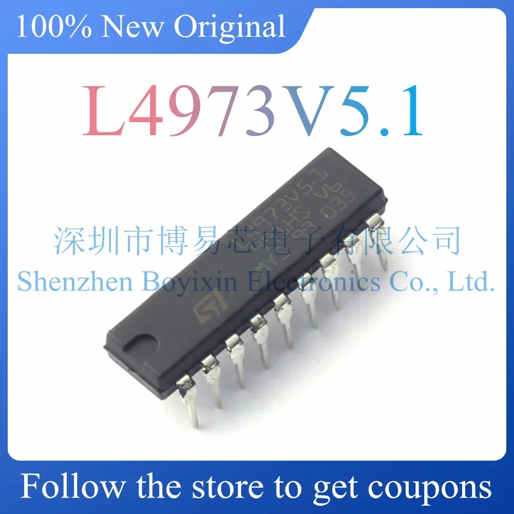 NEW L4973V5.1 Original Product DIP-18