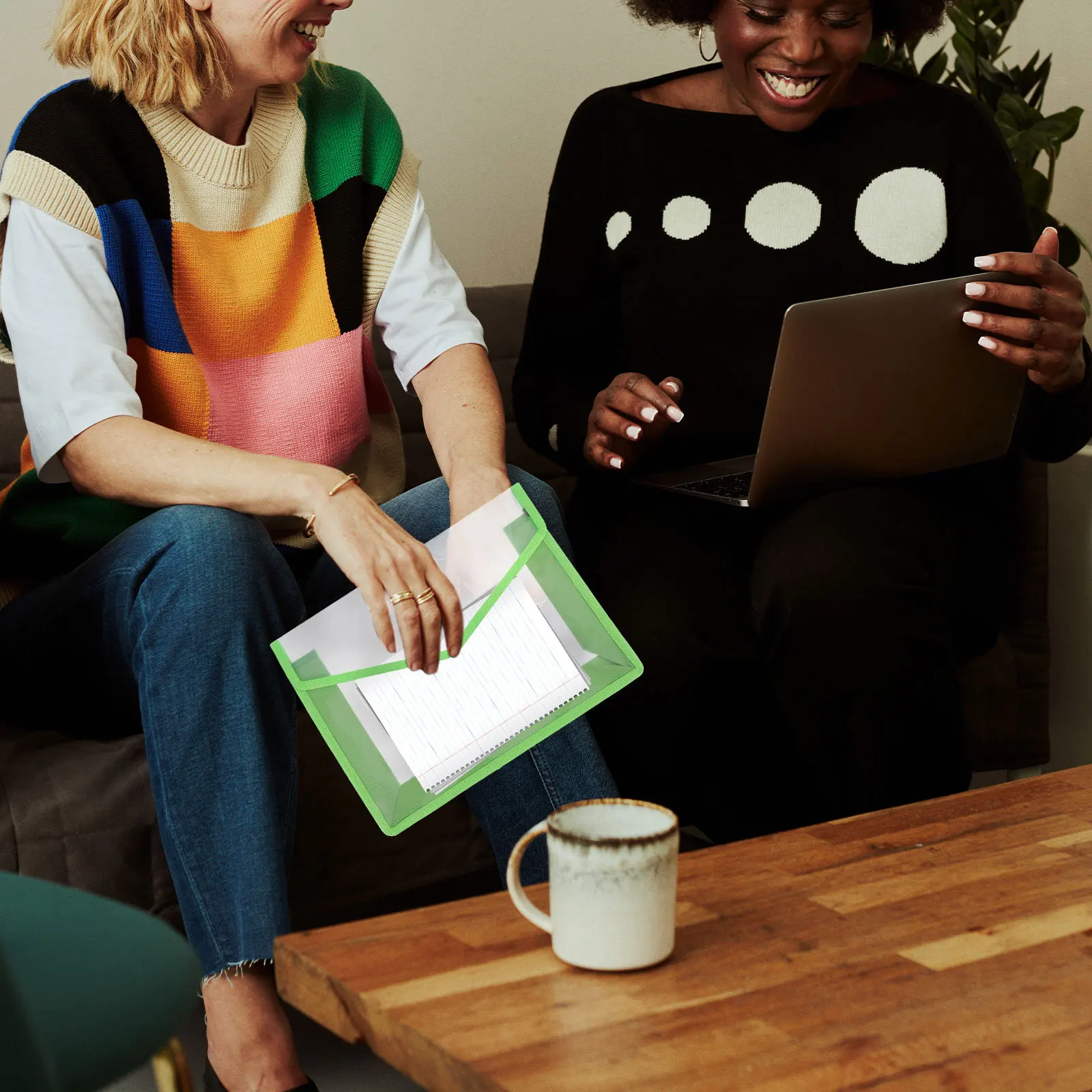 5pcs File Folder Set A4 Size Large Capacity Waterproof Plastic Document Organizer Expandable Pocket Folders Clear Accordion