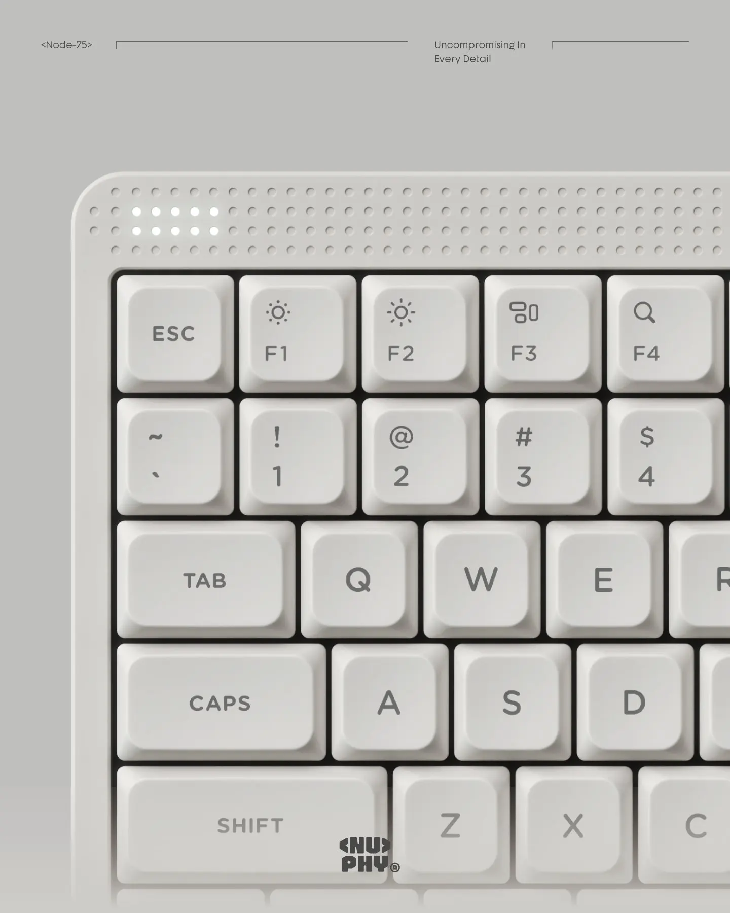 Nuphy Node75 ホットスワップ対応 ワイヤレス メカニカルキーボード 84