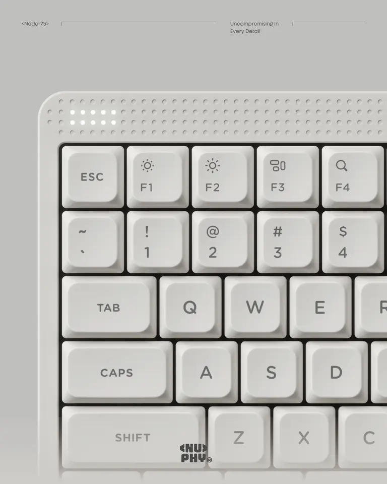 NuPhy Node75 75% Wireless Mechanical Keyboard 84 Keys RGB