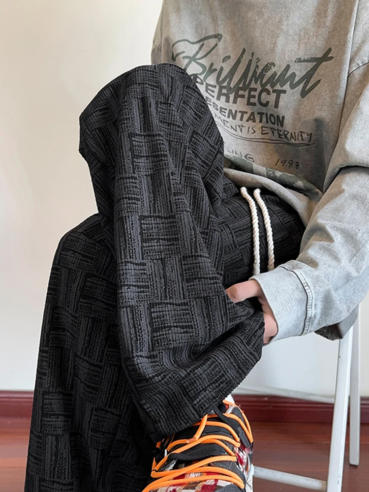 

Вельветовые брюки Dir, мужские осенне-зимние модные брендовые спортивные спортивные штаны на подкладке Fce, свободные широкие брюки в американском стиле ретро...