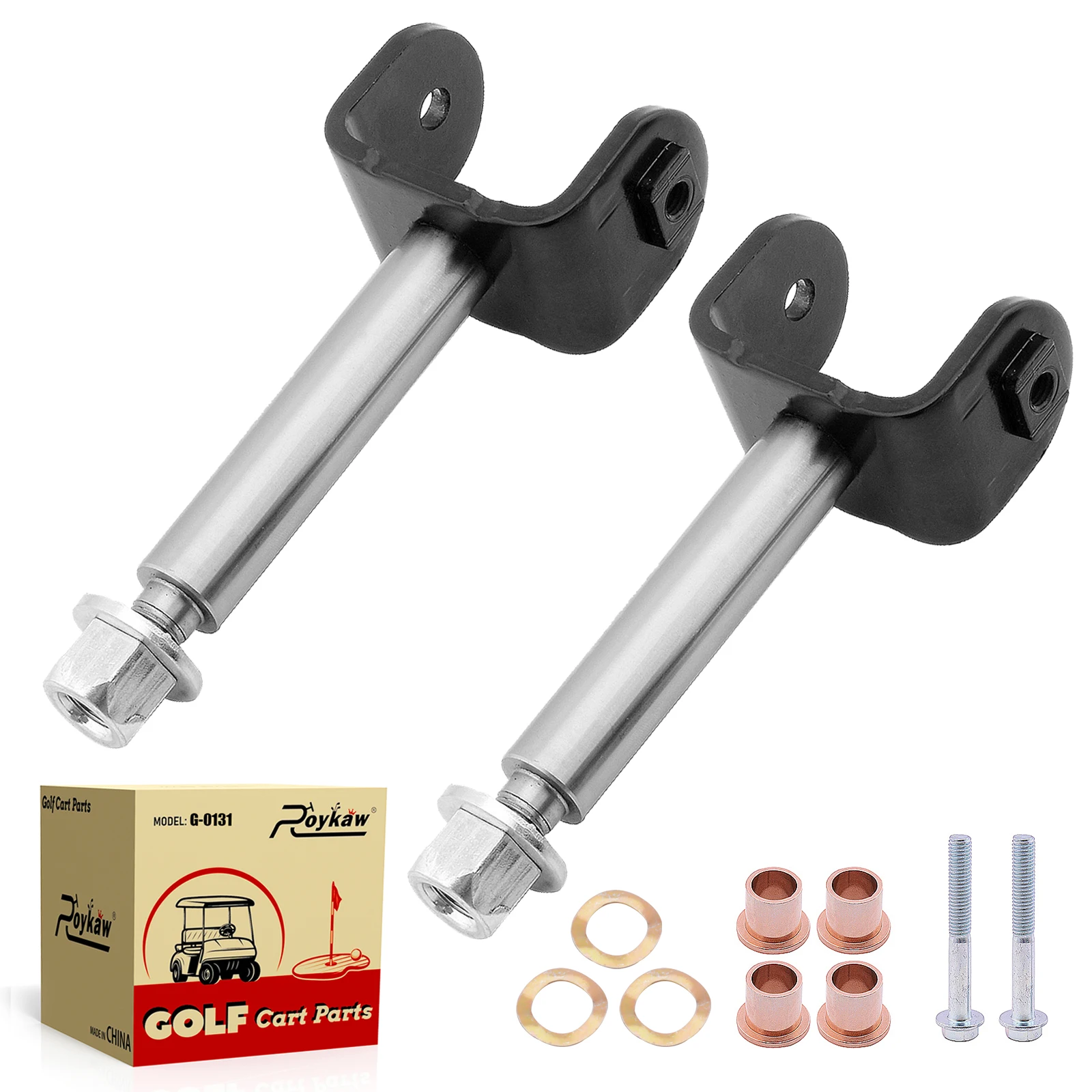 Roykaw Golf Cart Kingpin Repair Kit for Club Car Precedent 2004-up Gas/Electric, Replaces # 103638601