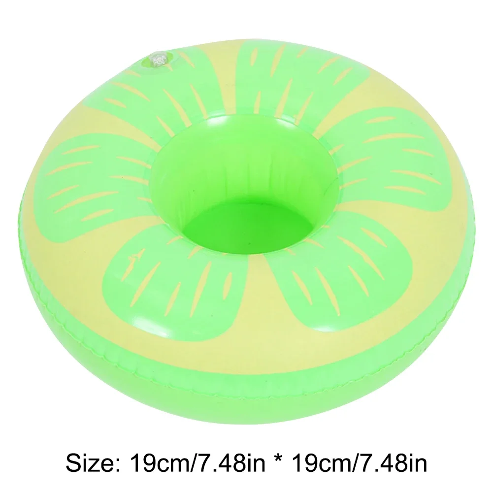 Porte-gobelet gonflable, bar de piscine, 6 trous, grande capacité, flotteur gonflable pour l'été, piscine, fête, piscine, plaisir, plage, fête à thème