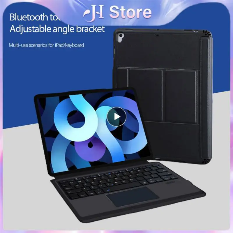 3 In 1 Magnetic Keyboard Case Magnetic Touchpad Keyboard Case Adjustable Angle bluetooth-compatible Separate Touch Keyboard