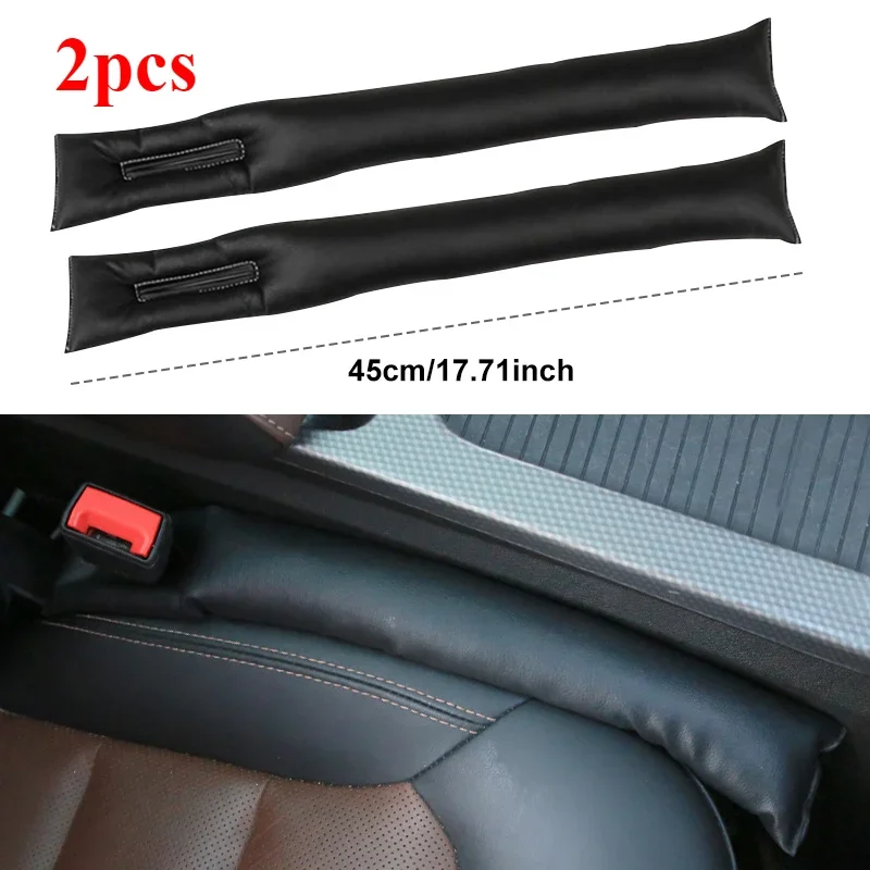 

2Pc Car Seat Gap Filler Leak-proof Filling Strip Car Seat Gap Anti-drop Interior Side Seam Plug Strip Car Decoration Supplies