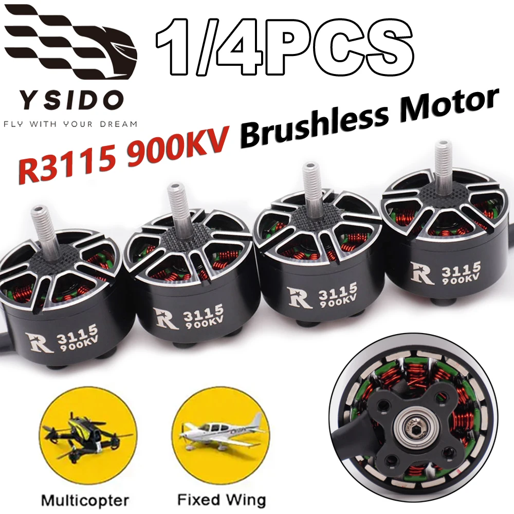 

3115 900KV Brushless Motor 3-6S Motor for RC FPV Racing Drone Multirotor X-Class FPV Cinelifter Taurus X8Pro Protek60