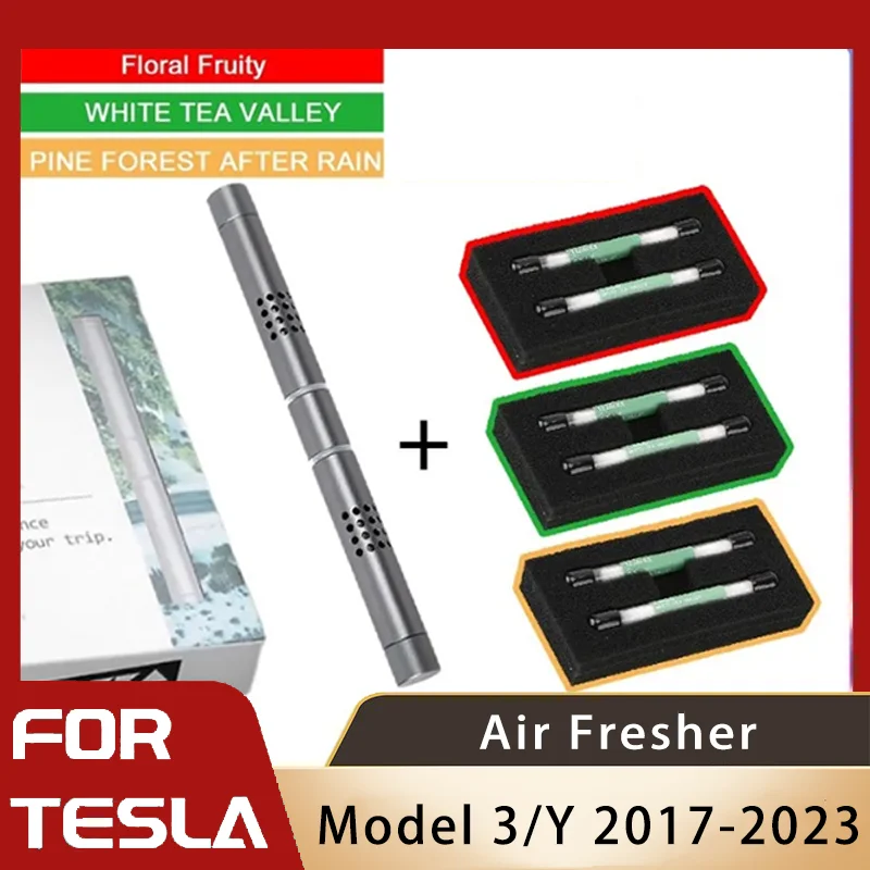 Car Air Freshener For Tesla Model 3/Y Perfume Aromatherapy Fragrance Scent Diffuser 2023 Accessories Auto Interior Parts