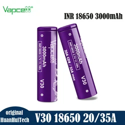 1-8pcs Original Vapcell V30 INR 18650 3000mAh 20/35A Battery High Discharge Rechargeable 18650 Lithium ion cell For BOXMOD