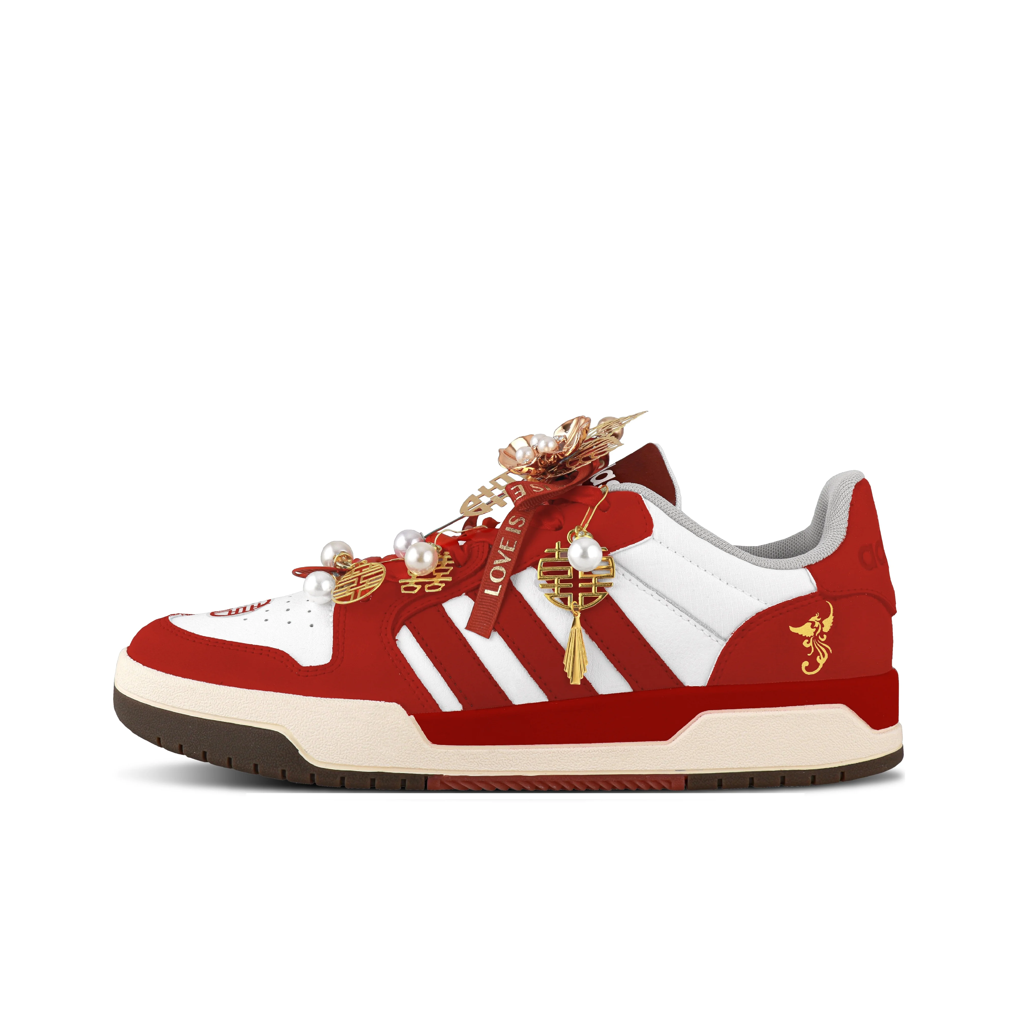 Adidas Neo Entrap Thermal Cushioning Abrasion Resistant Balance Low top Skateboard Shoes Unisex Red Gold JQ3926（Team1559-SBOX）