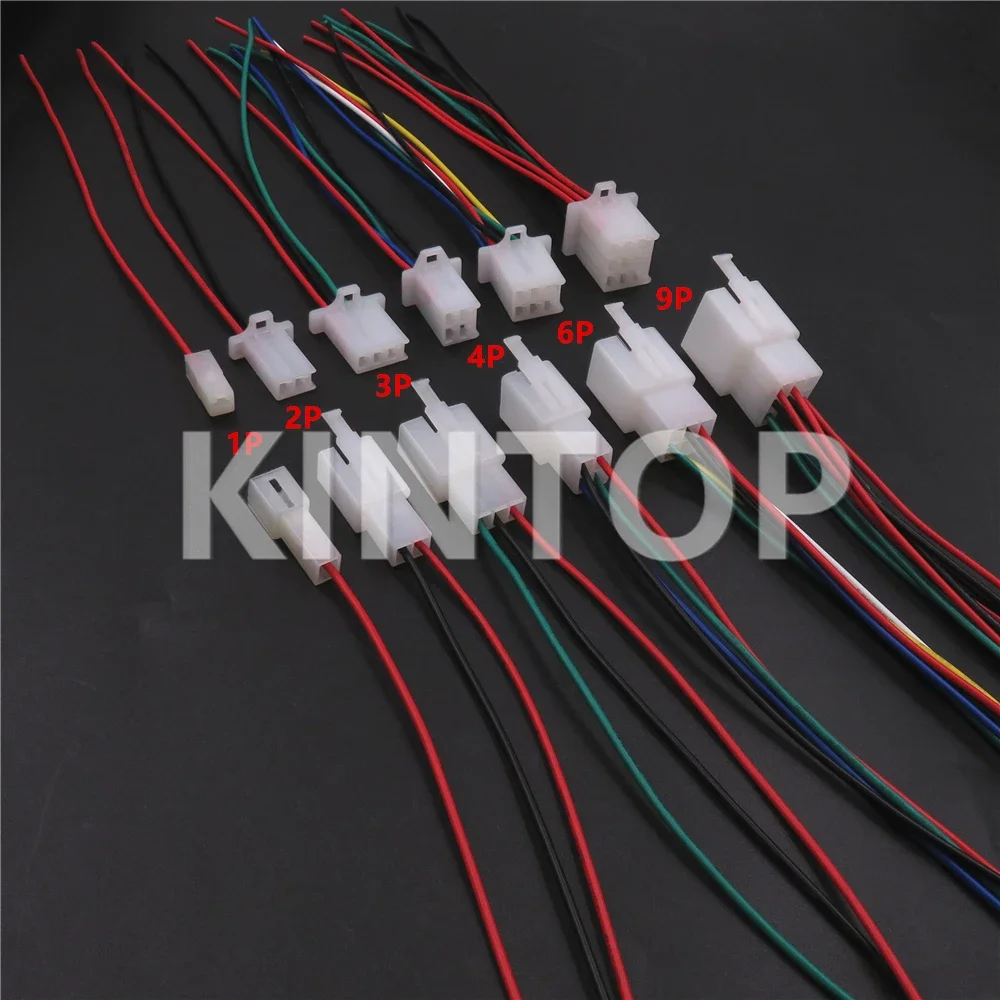 

1 Set 1/2/3/4/6/9 Pins AC Assembly Auto Wire Cable Socket Automotive Plastic Housing Connector with Wires