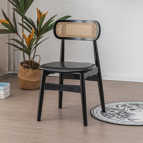（VIP2）Restaurant Cylindrical Chair Solid Wood Leisure Chair Balcony