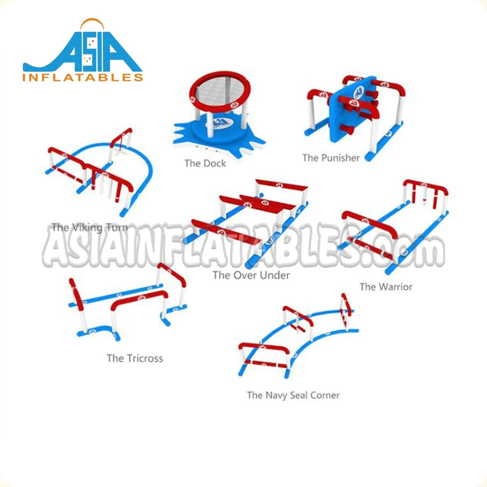 Inflatable SUP Cross Inflatable Water Sport Floating Obstacle Cross Inflatable SUP Obstacle