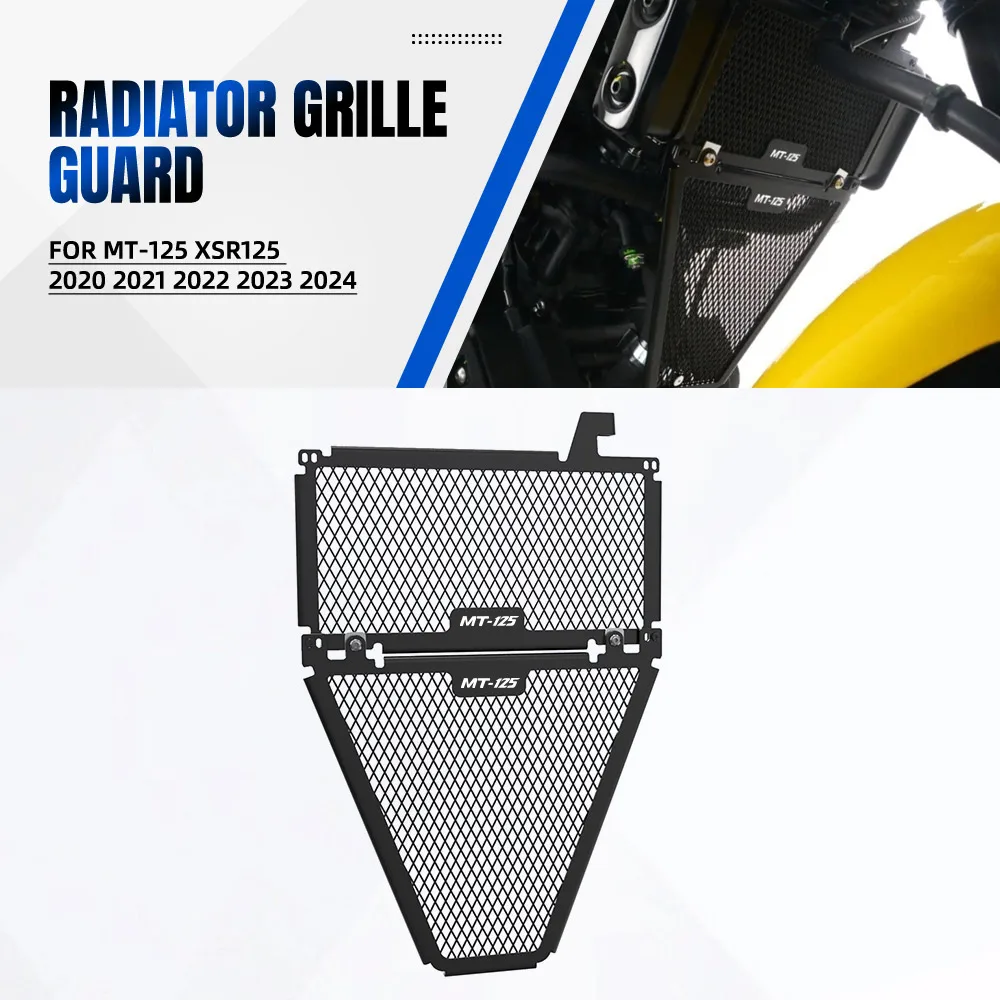 

MT125 Motorcycles Accessories Radiator Grille Guard Cover Oil Cooler Protector FOR Yamaha MT-125 XSR125 2020 2021 2022 2023 2024