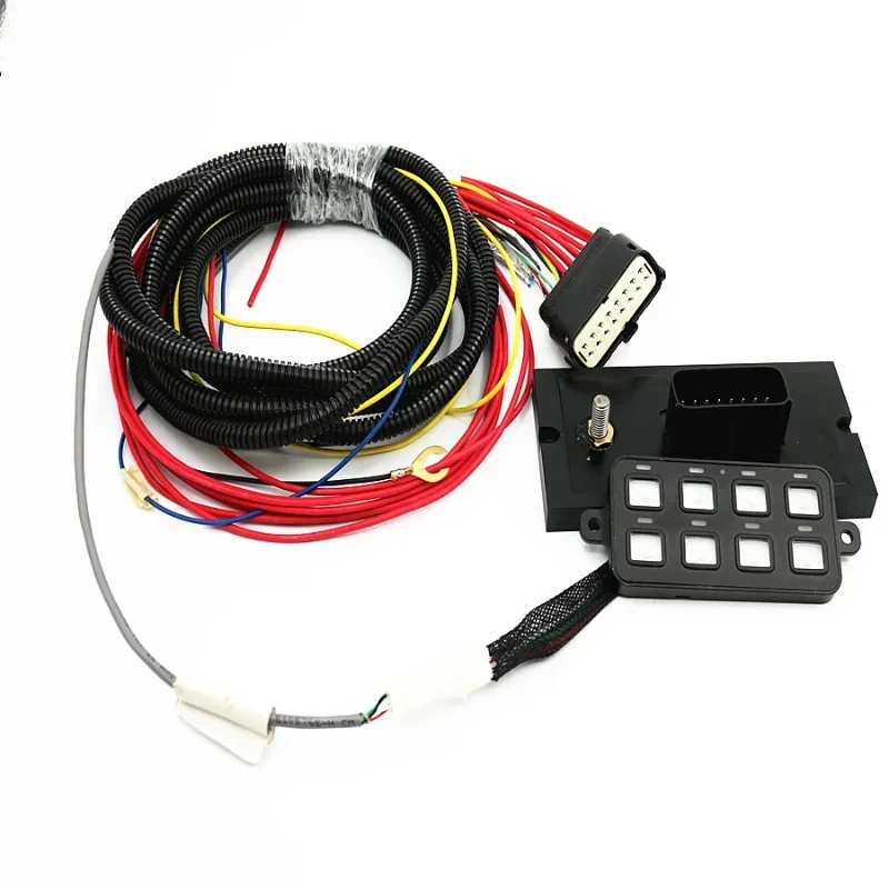 Sistema de alimentación de panel programable por usuario con interruptor de 8 vías