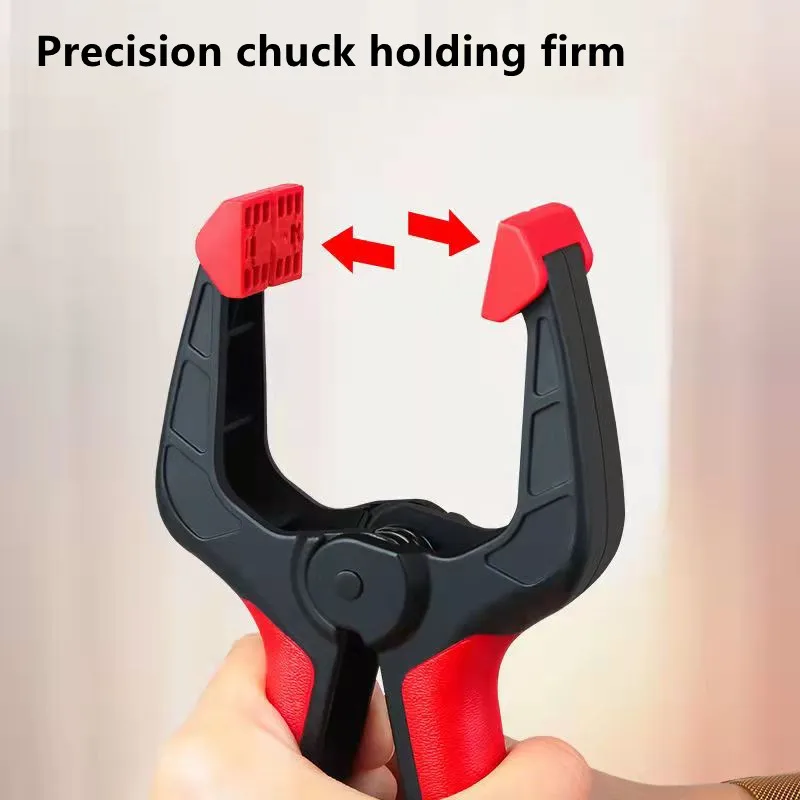 2-10Pcs Woodworking Spring Clamps 3/4Inch DIY Tools Plastic Nylon Clip A Type Clamp Woodworking Holding Spring Clip