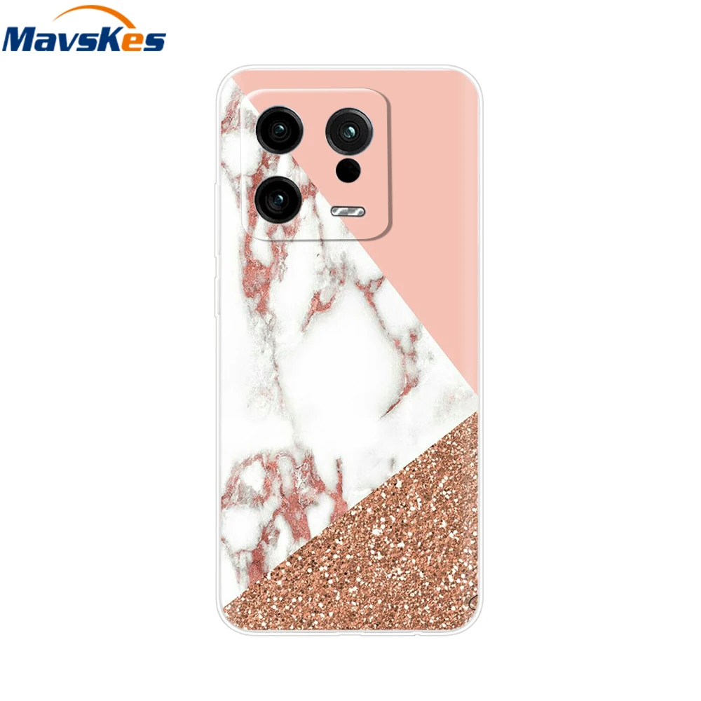 For Xiaomi 13 Case Silicone Soft Phone Coque Marble TPU Clear Cases For Xiaomi 13 Lite 13 Pro Cover Fundas For Xiaomi 13 Bumper