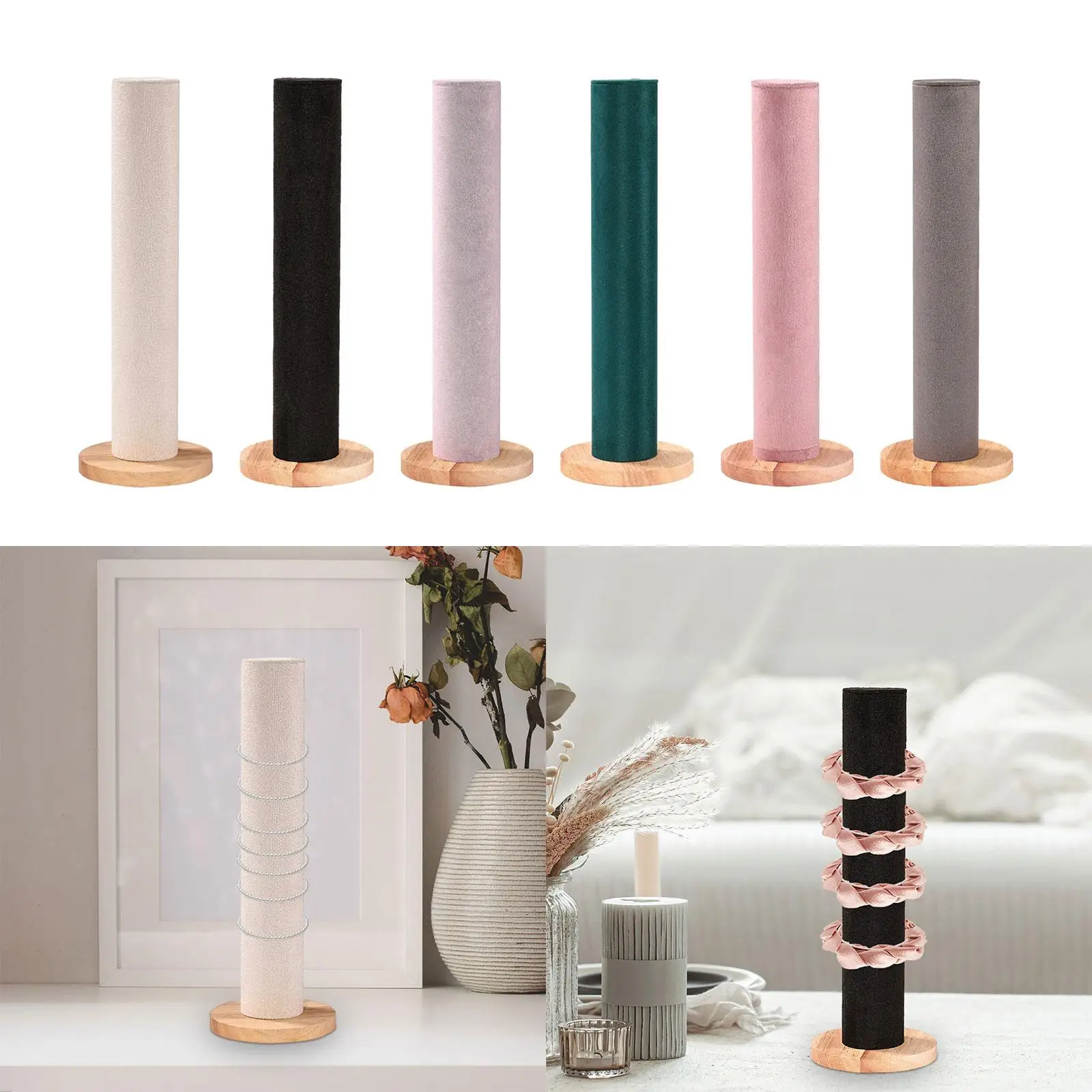 Jewelry Display Stand Bangle Portable Craft Decorative Bracelet Watch Holder