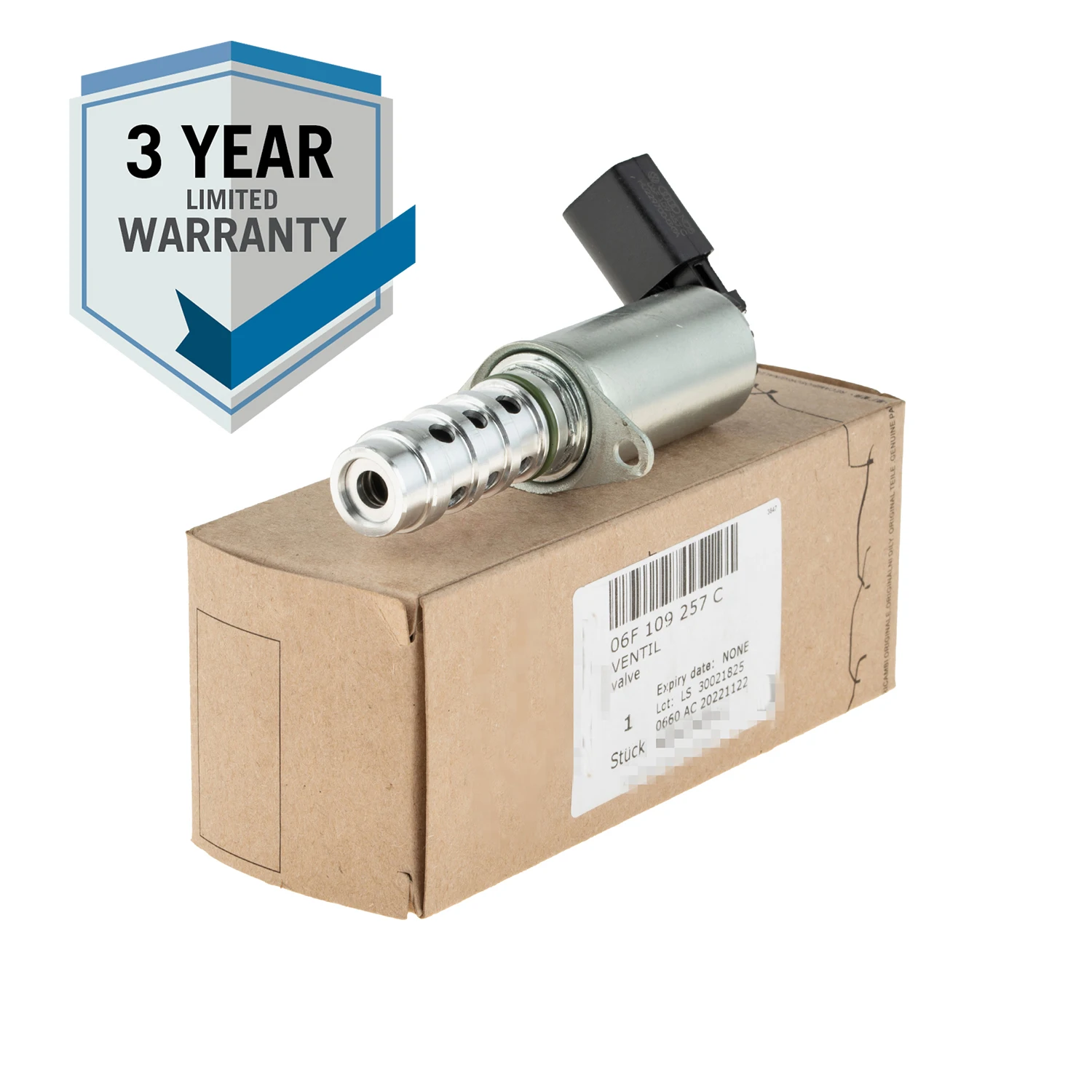 OEM Exhaust Camshaft Adjustment Valve Solenoid 06F109257C,06F109257A For AUDI A3,A4 B7,A6 C6,TT,VW Eos,Golf,Passat,Scirocco 2.0T